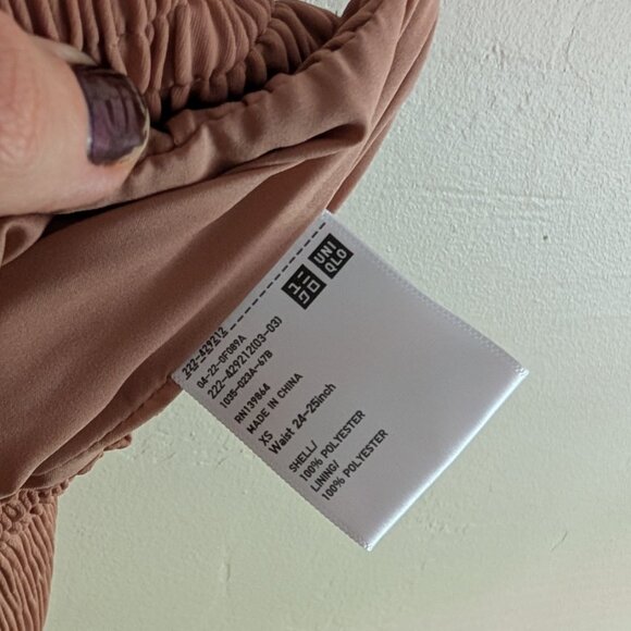 Uniqlo Dusty Rose Gathered Long Skirt - Picture 3 of 4